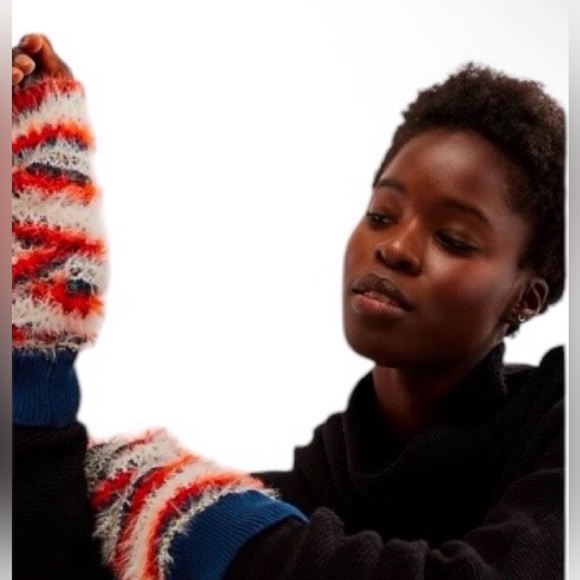 Free People Accessories - Free People x FP One Alivia Fairisle Fuzzy Armwarmer fingerless glove